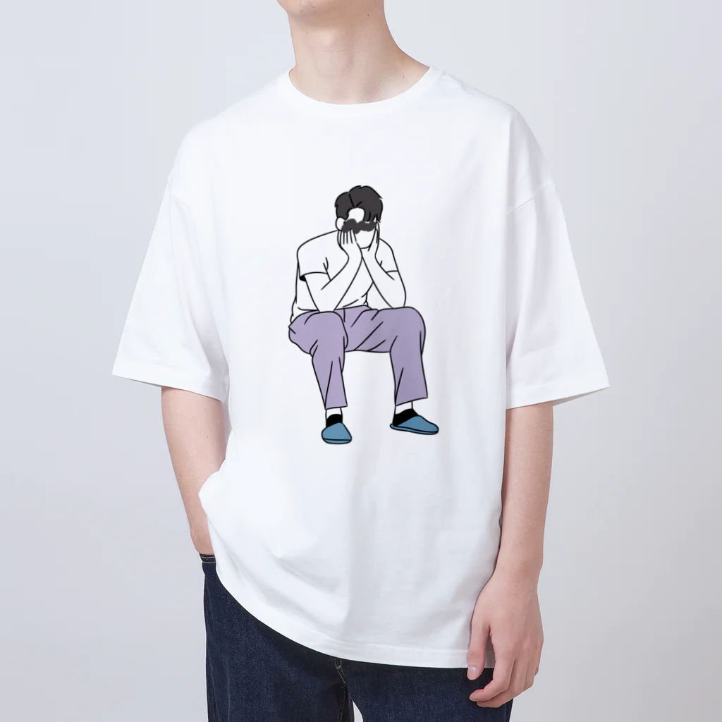 納豆ごはんのイケメンとお話し中 Oversized T-Shirt