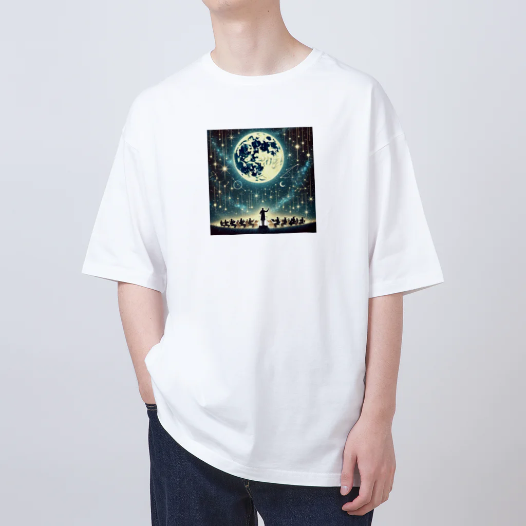 KIglassesのHarmony of the Starry Sky - 星空の調和 Oversized T-Shirt