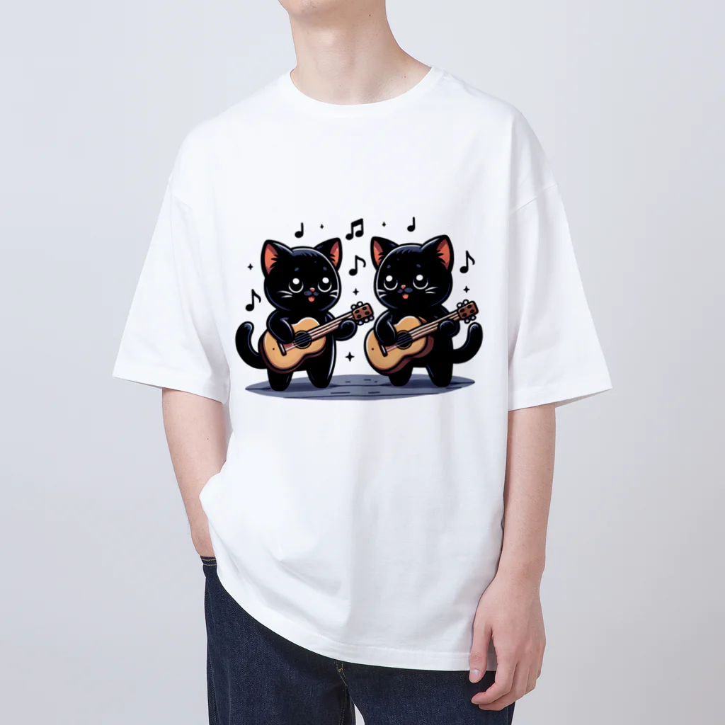 チェリモヤのねこコーラス 11 Oversized T-Shirt