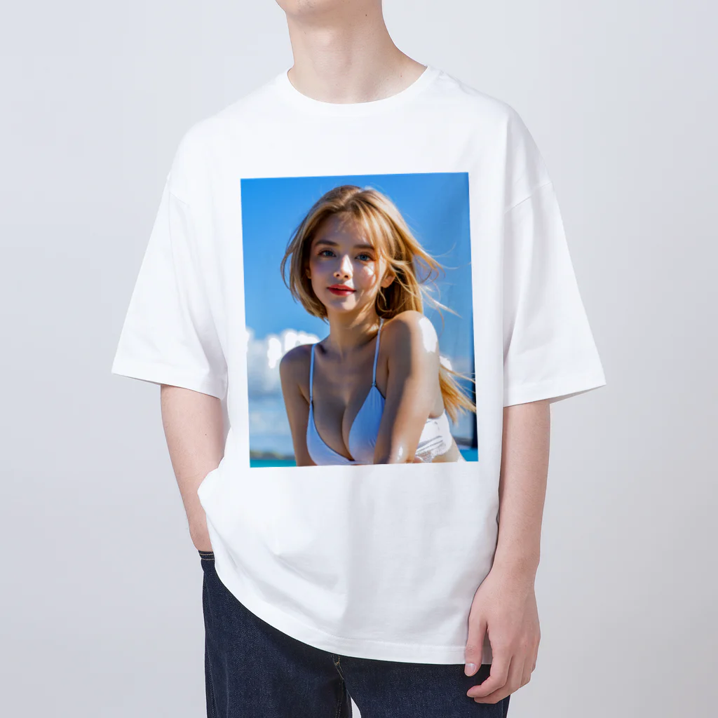 Ayumi_Mumeiの魅惑の白人美女アイリス オーバーサイズTシャツ