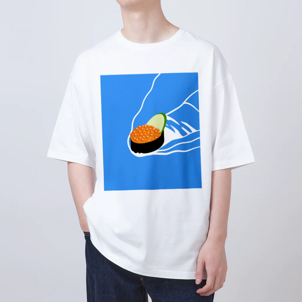 まがおのイクラ軍艦 オーバーサイズTシャツ