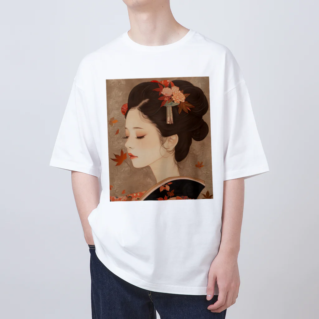 楚々想 so-so-soのUkiyo-e : Beautiful Japanese Girls Oversized T-Shirt