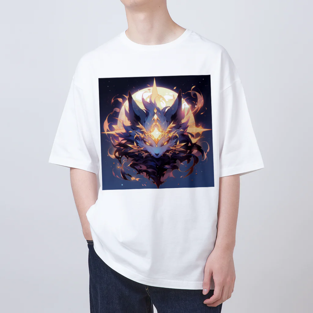 緋色シノの【モンスターシリーズ】オオカミ Oversized T-Shirt