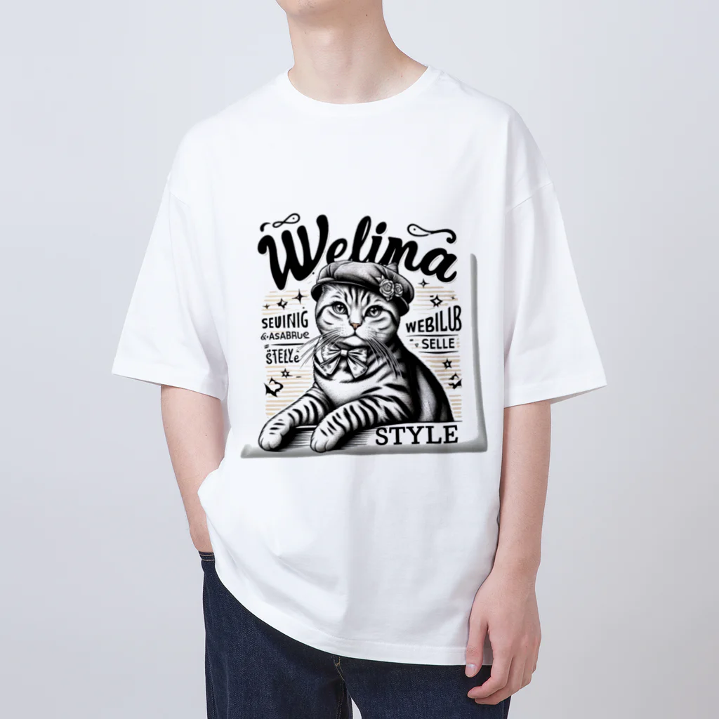 Welina styleのWelina cat 2 Oversized T-Shirt