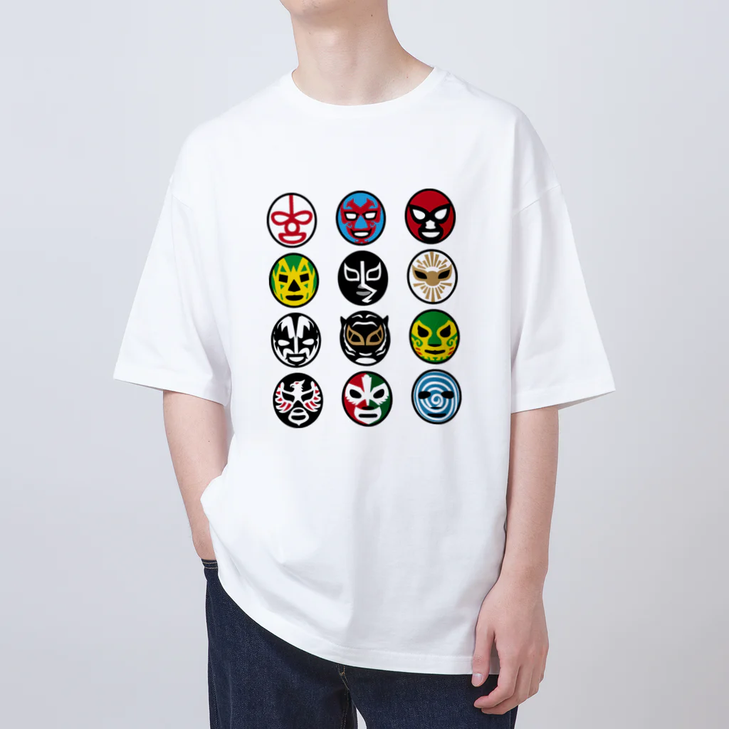 LUCHAのMASKMAN TWELVE DOS オーバーサイズTシャツ