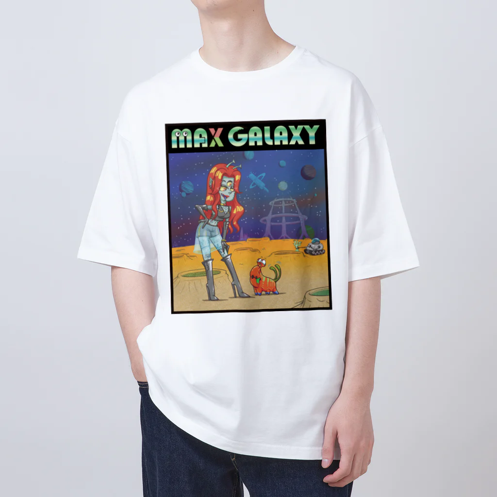 nidan-illustrationのMAX GALAXY オーバーサイズTシャツ