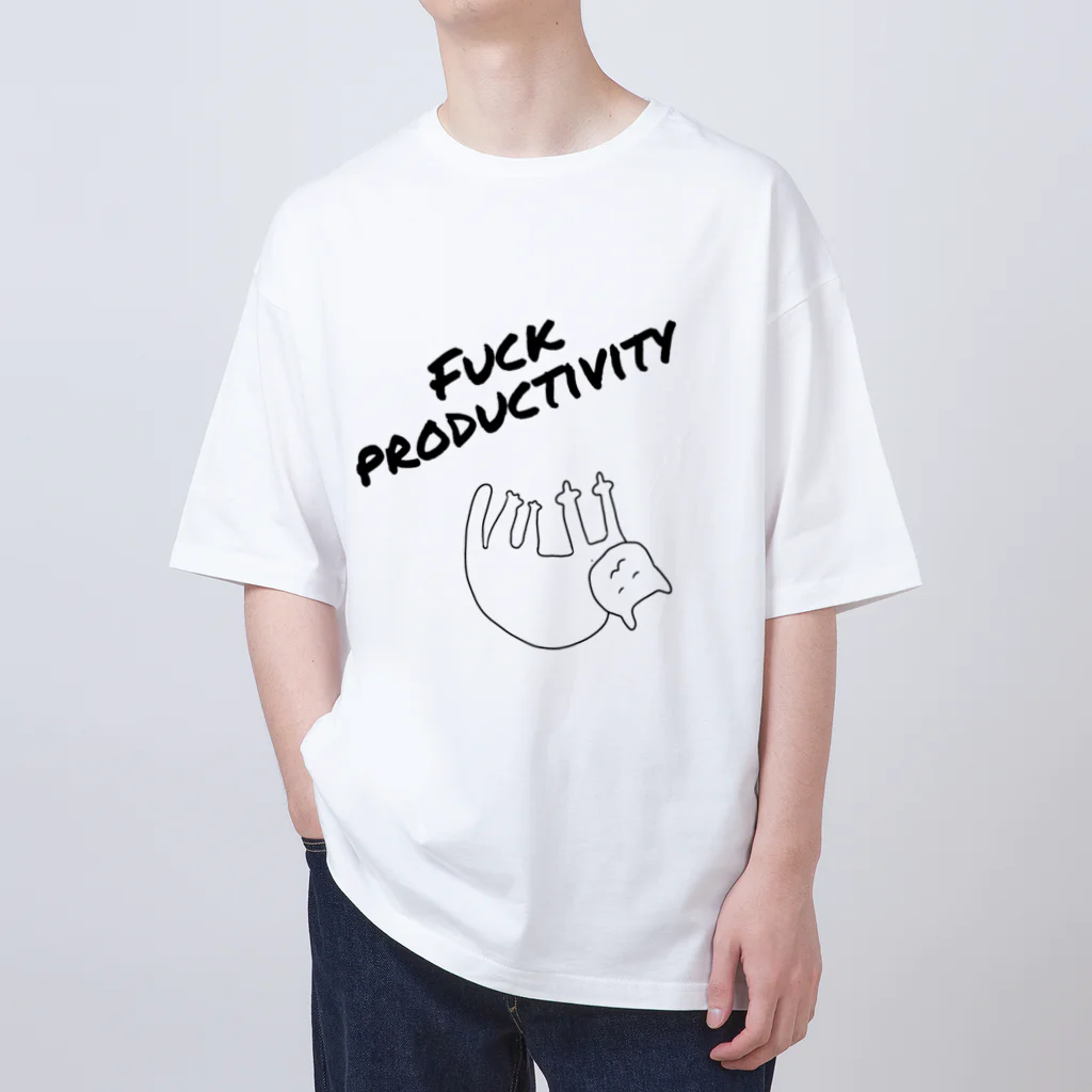 ぱの#fuckproductivity Oversized T-Shirt