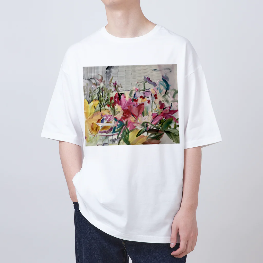 Aya Higuchiの「the hut, autumn garden🍁」Magcup Oversized T-Shirt