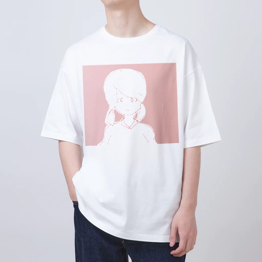 水草のナウ・ガール４１ Oversized T-Shirt