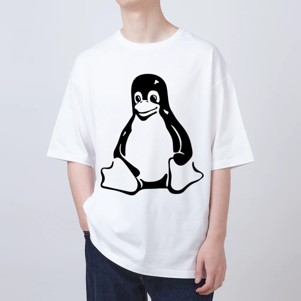 nishidemasamiのTuxくん Oversized T-Shirt