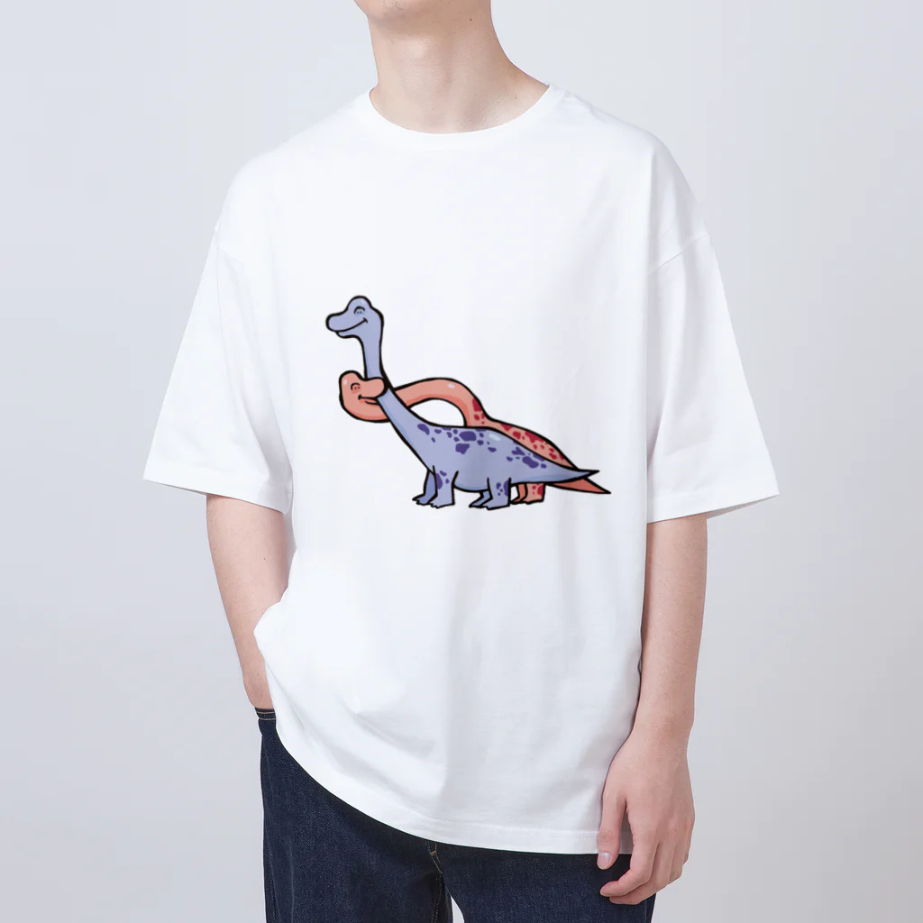 カタオカナオのカムカム恐竜（ブラキオサウルス） Oversized T-Shirt