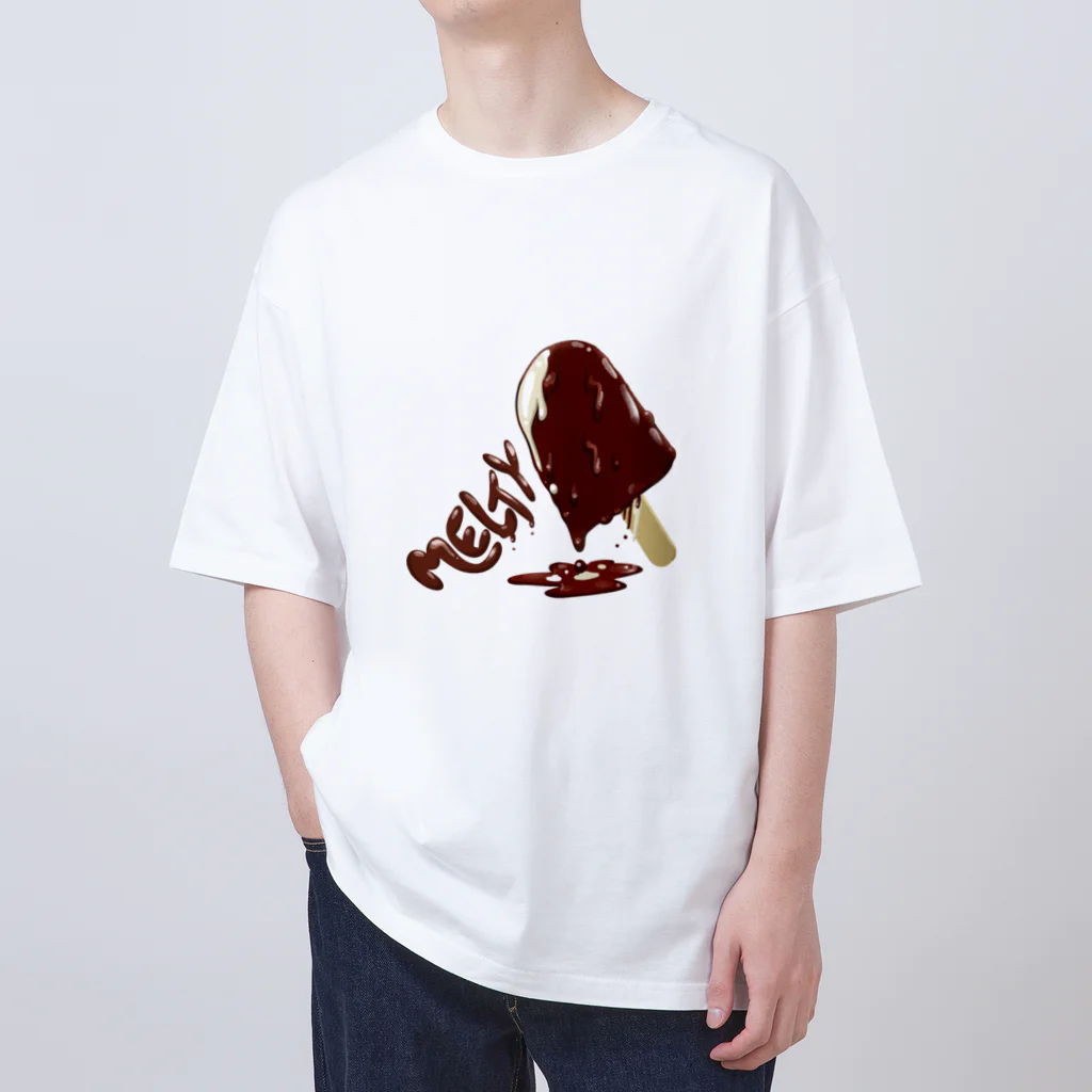 スロータイプ書店 Slowtype BooksのMELTY icecream メルティアイス 170 Oversized T-Shirt