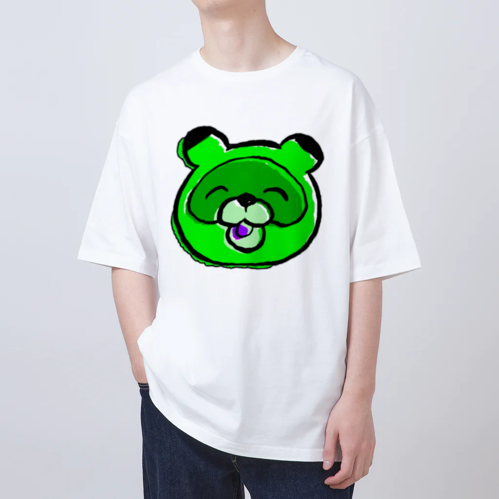 ポンポコたぬごろうのたぬごろうマークのたぬごろうスウェット Oversized T-Shirt