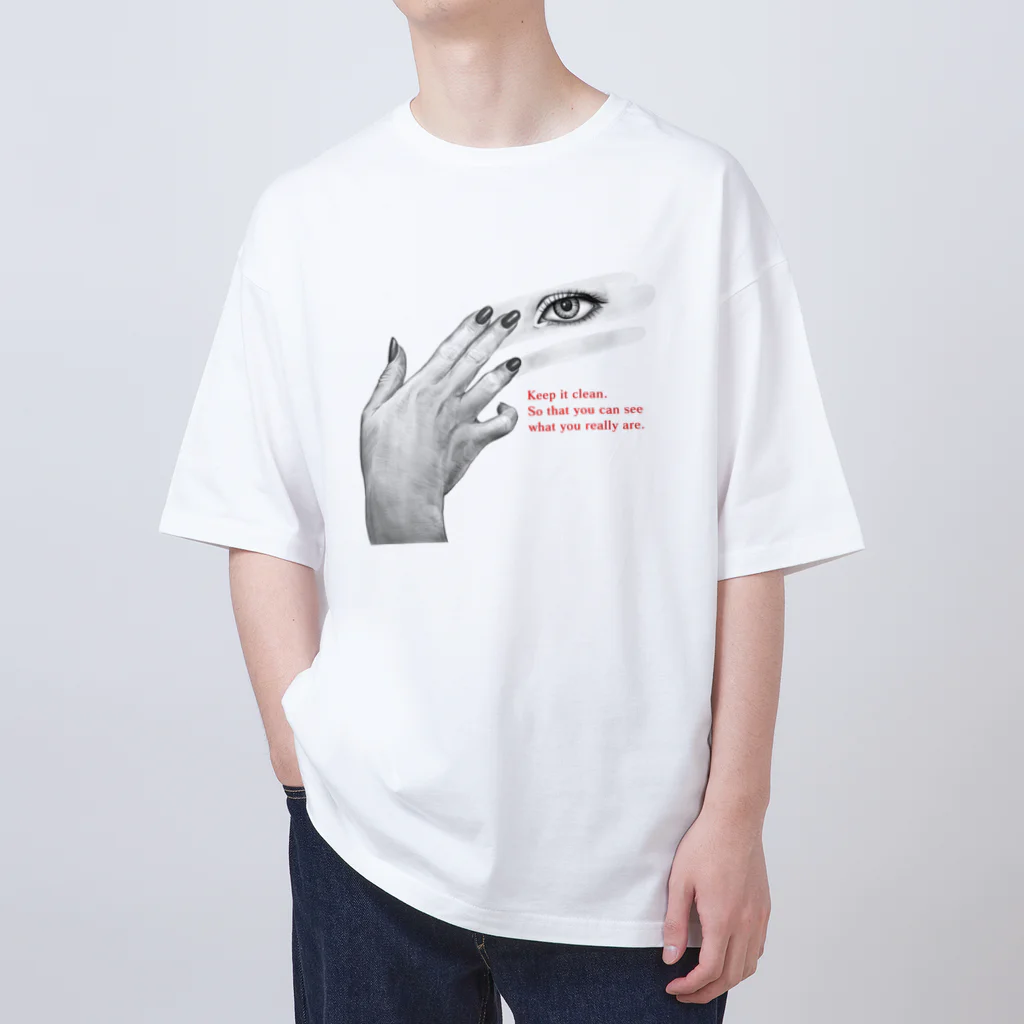 huroshikiの実像と虚像 オーバーサイズTシャツ