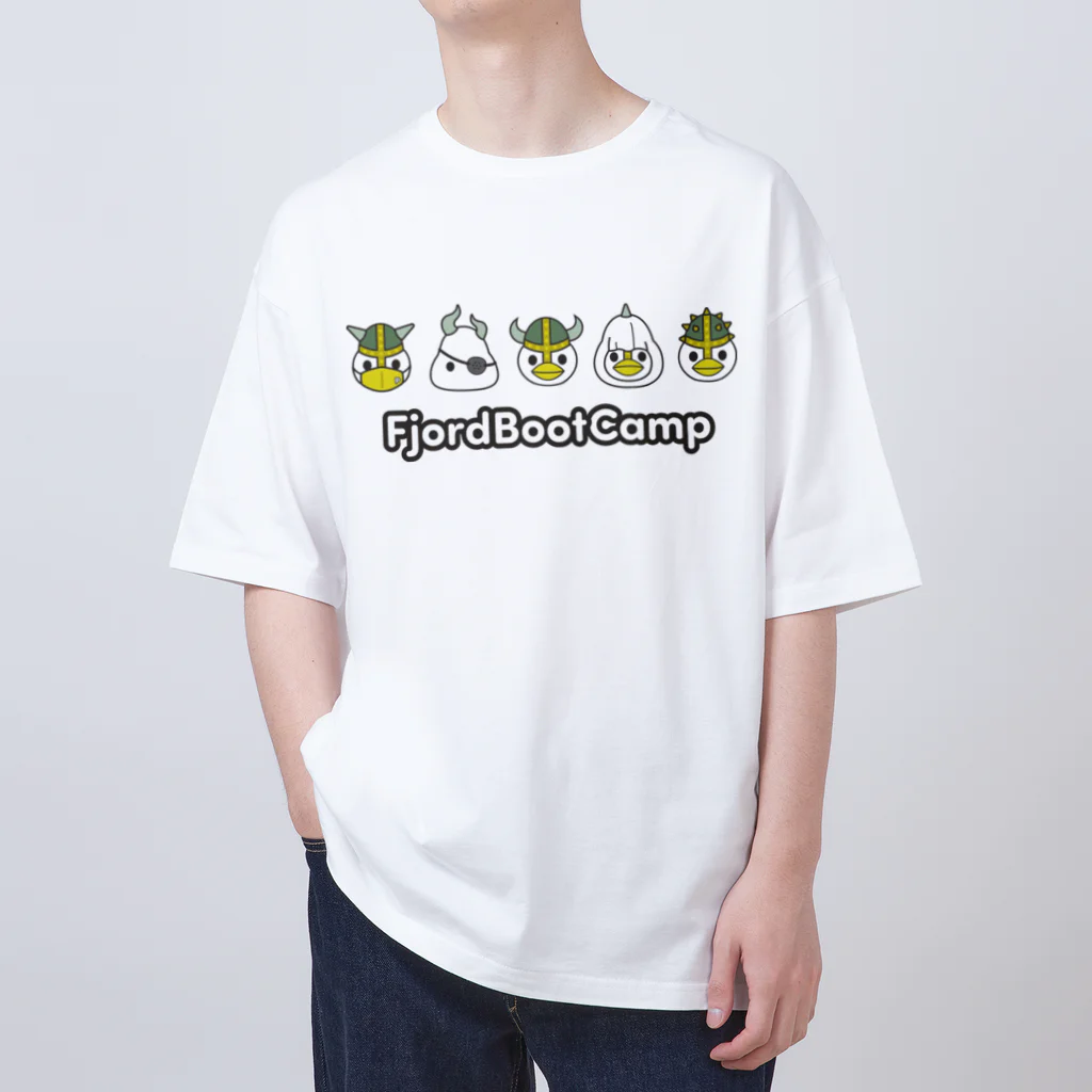 FjordBootCampの５戦士face Oversized T-Shirt