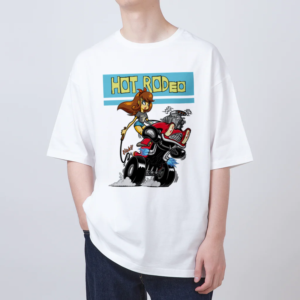 nidan-illustrationの“HOT RODeo” オーバーサイズTシャツ