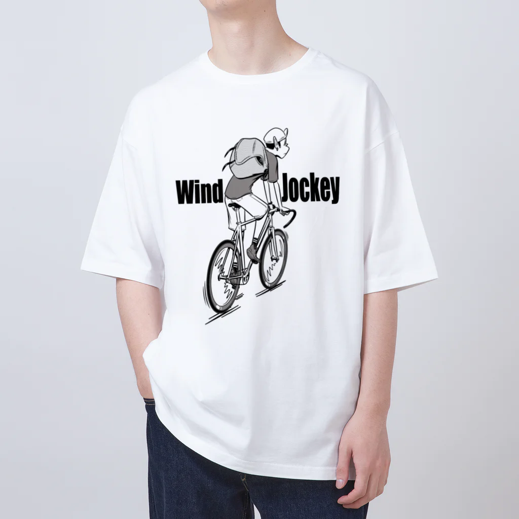 nidan-illustrationの"Wind Jockey" オーバーサイズTシャツ