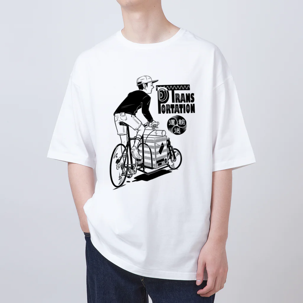 nidan-illustrationの"TRANSPORTATION" Oversized T-Shirt