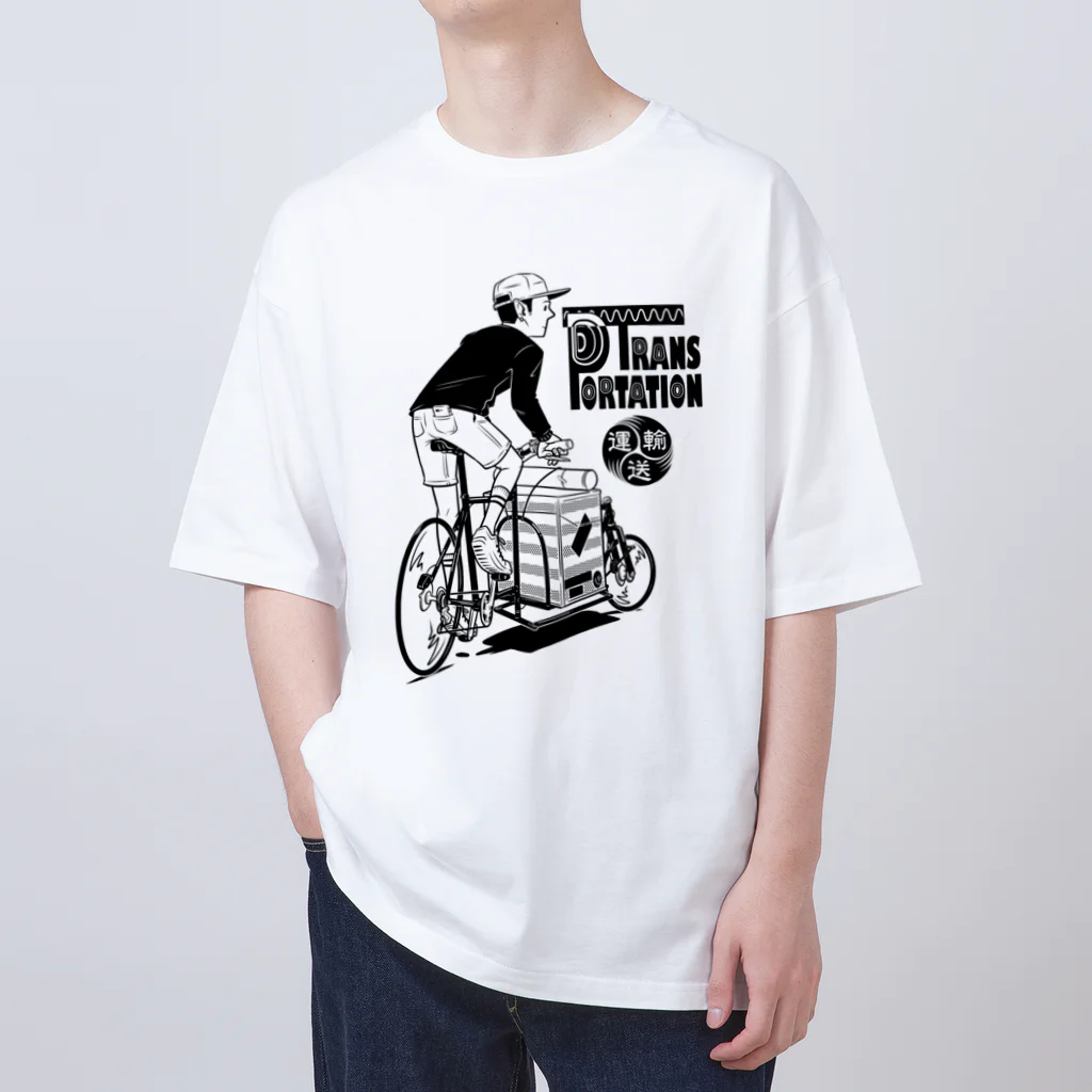 nidan-illustrationの"TRANSPORTATION" オーバーサイズTシャツ