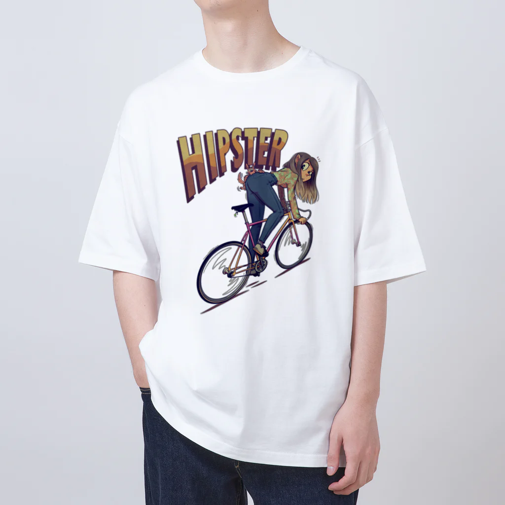 nidan-illustrationの"HIPSTER" Oversized T-Shirt