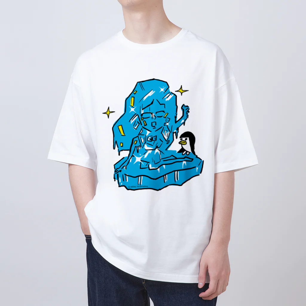 Akiko Hiramatsuのキャンディとペンギン オーバーサイズTシャツ