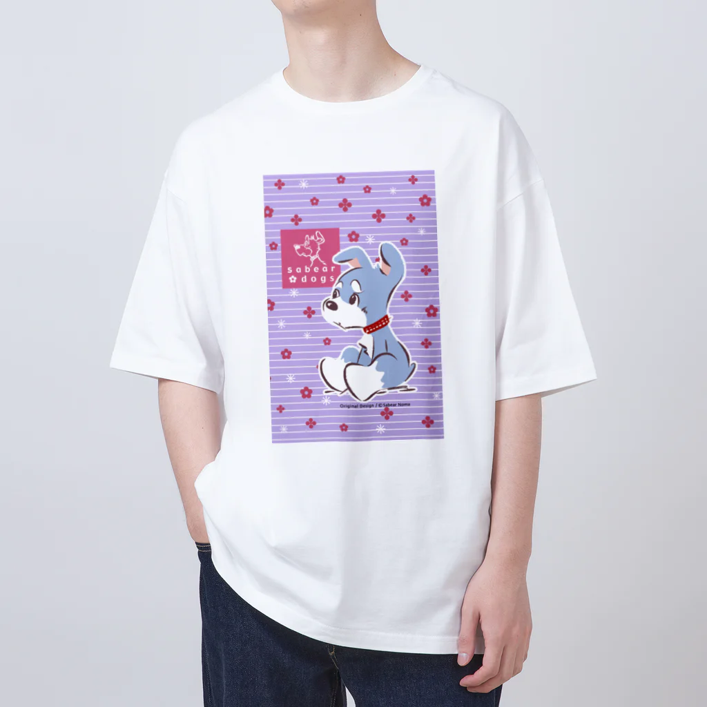 obosa_DENS/SABEAR_shop ＠SUZURIのおすわりマオちゃん_ウエア Oversized T-Shirt
