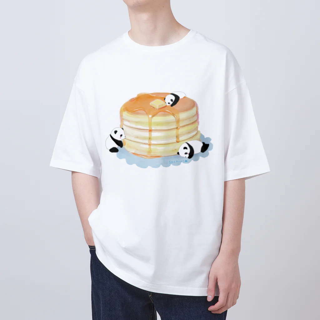 さちよ　感情を描く絵本作家のパンケーキパンダちゃん オーバーサイズTシャツ