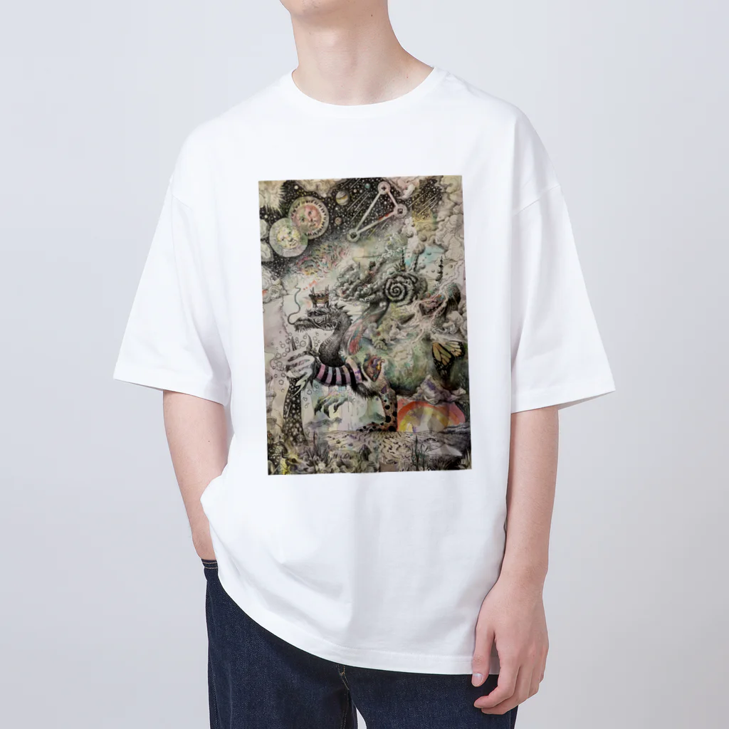 オチタケヒト takehito ochi きゃったろうのhydra Oversized T-Shirt