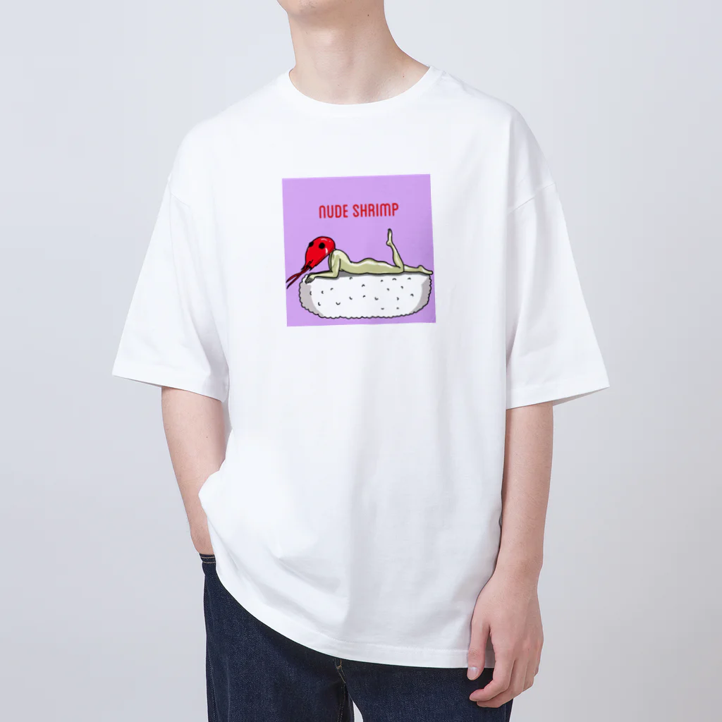 human cookのnude shrimp オーバーサイズTシャツ