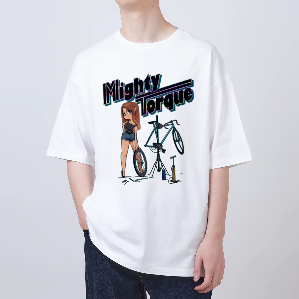 nidan-illustrationの"Mighty Torque" オーバーサイズTシャツ