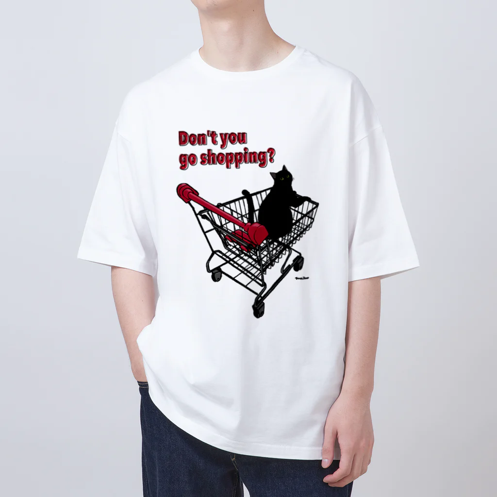 kima-maniのDon't you go shopping? オーバーサイズTシャツ