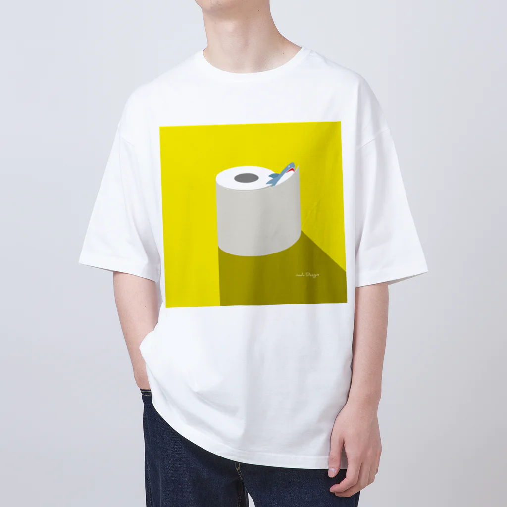 さかたようこ / サメ画家の昼のSAME Paper オーバーサイズTシャツ