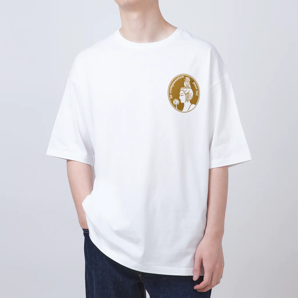 Bo tree teeのCameo (beige) オーバーサイズTシャツ