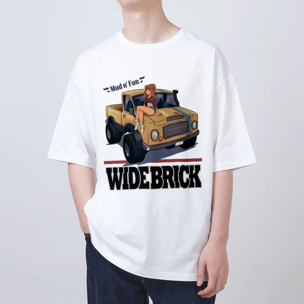 nidan-illustrationの"WIDE BRICK" オーバーサイズTシャツ