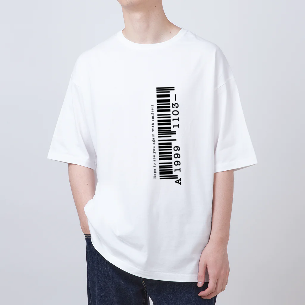 アライロのバーコード Oversized T-Shirt