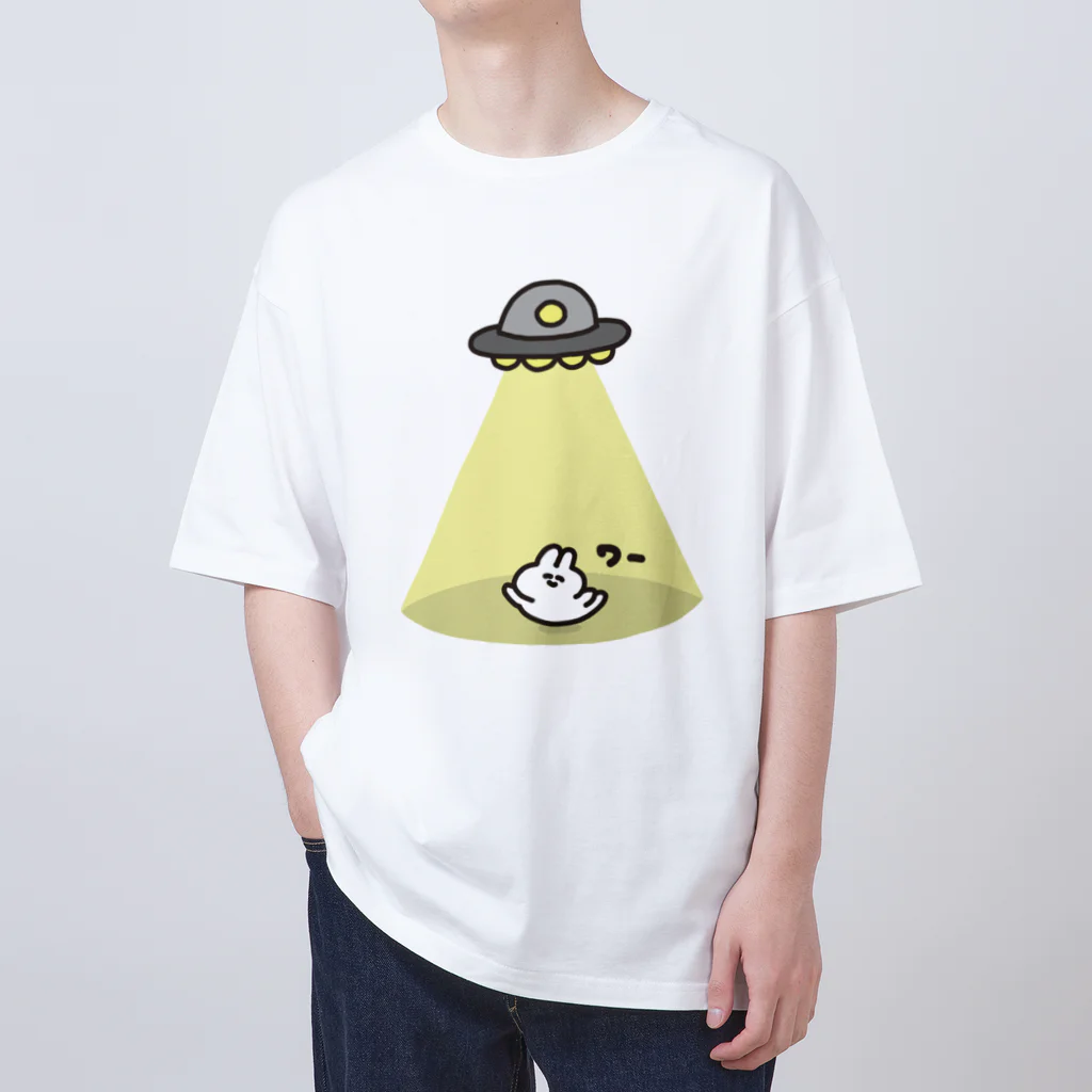 ナポリのSUZURIのUFOとうさちゃん オーバーサイズTシャツ