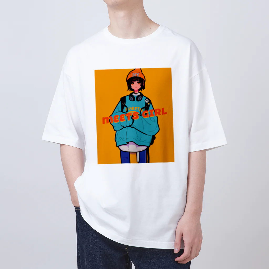 美好よしみのUniversity Oversized T-Shirt