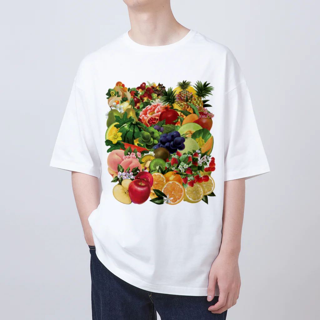 カワウソとフルーツの【forseasons】フルーツ盛り合わせ（ロゴなし） Oversized T-Shirt