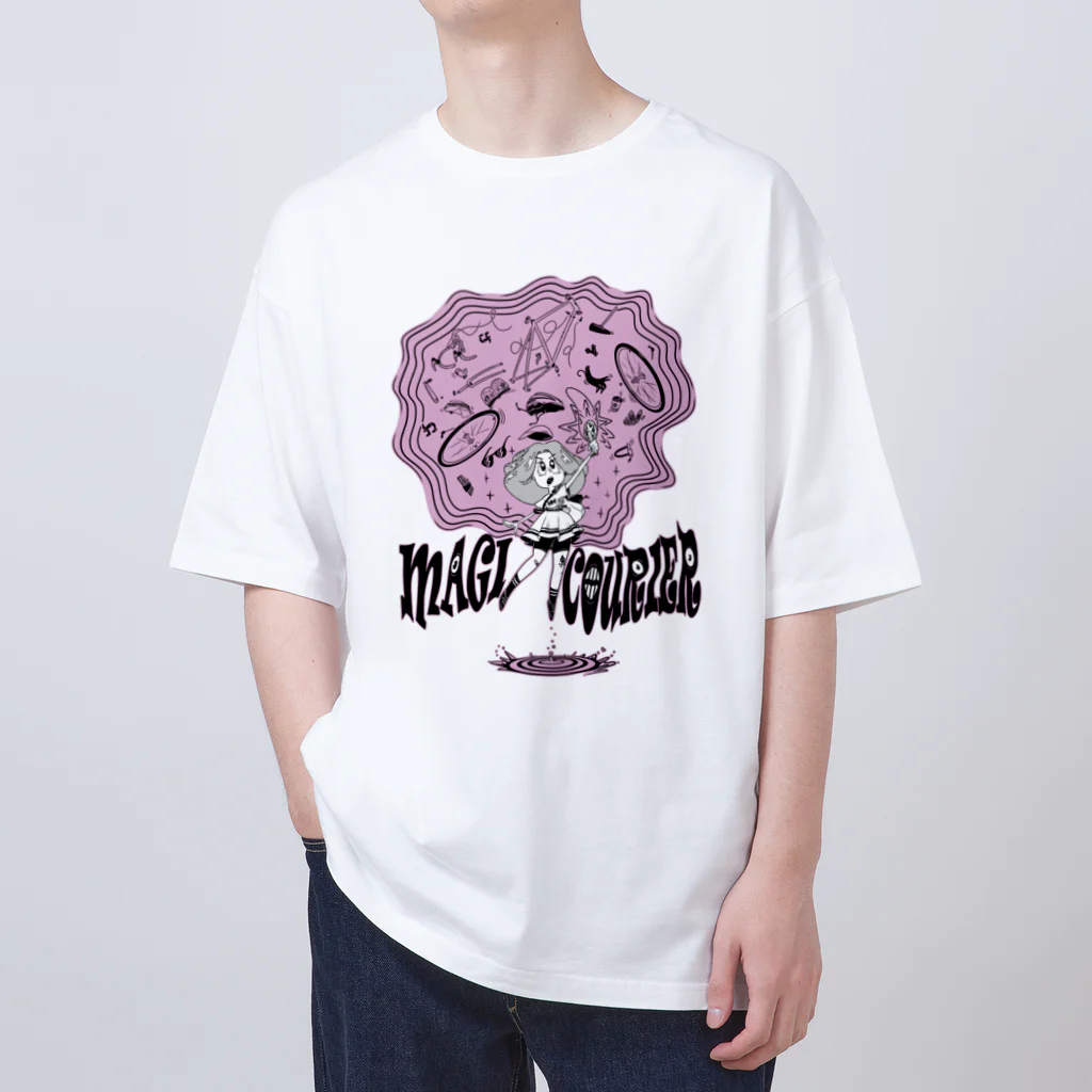 nidan-illustrationの“MAGI COURIER” pink #1 Oversized T-Shirt