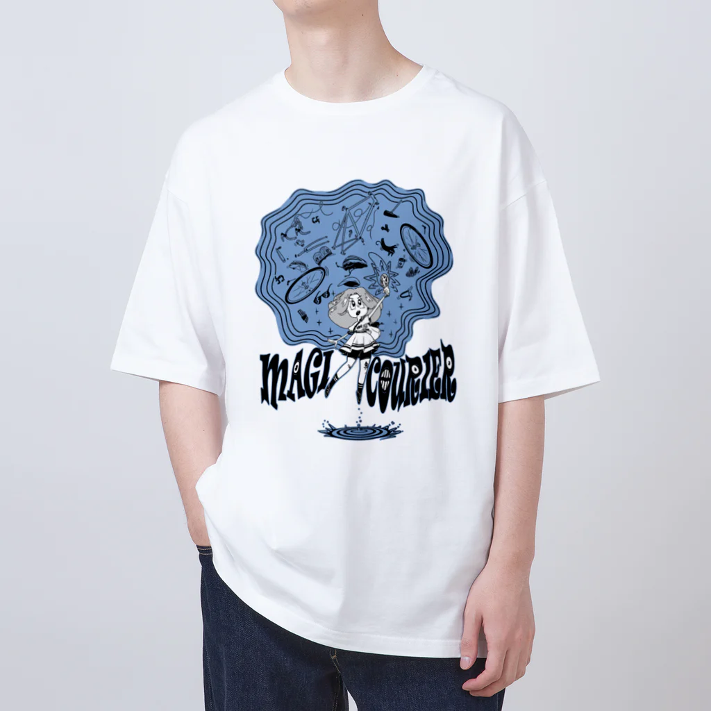 nidan-illustrationの“MAGI COURIER” blue #1 Oversized T-Shirt