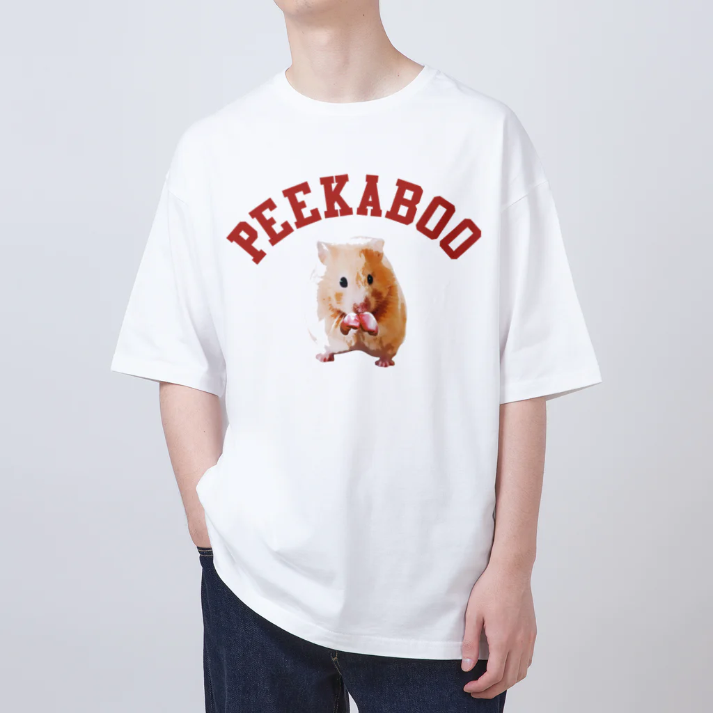 MessagEのPEEKABOO HAMSTER オーバーサイズTシャツ