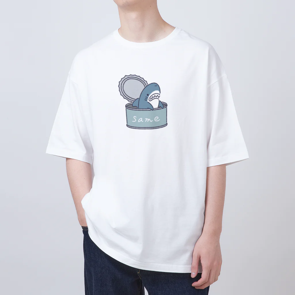 サメ わりとおもいのサメの缶詰 Oversized T-Shirt