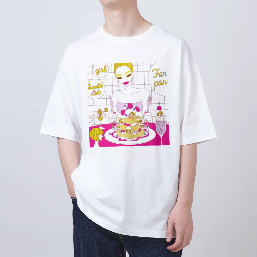 sachiko2004shopのFANCY PANCAKE オーバーサイズTシャツ