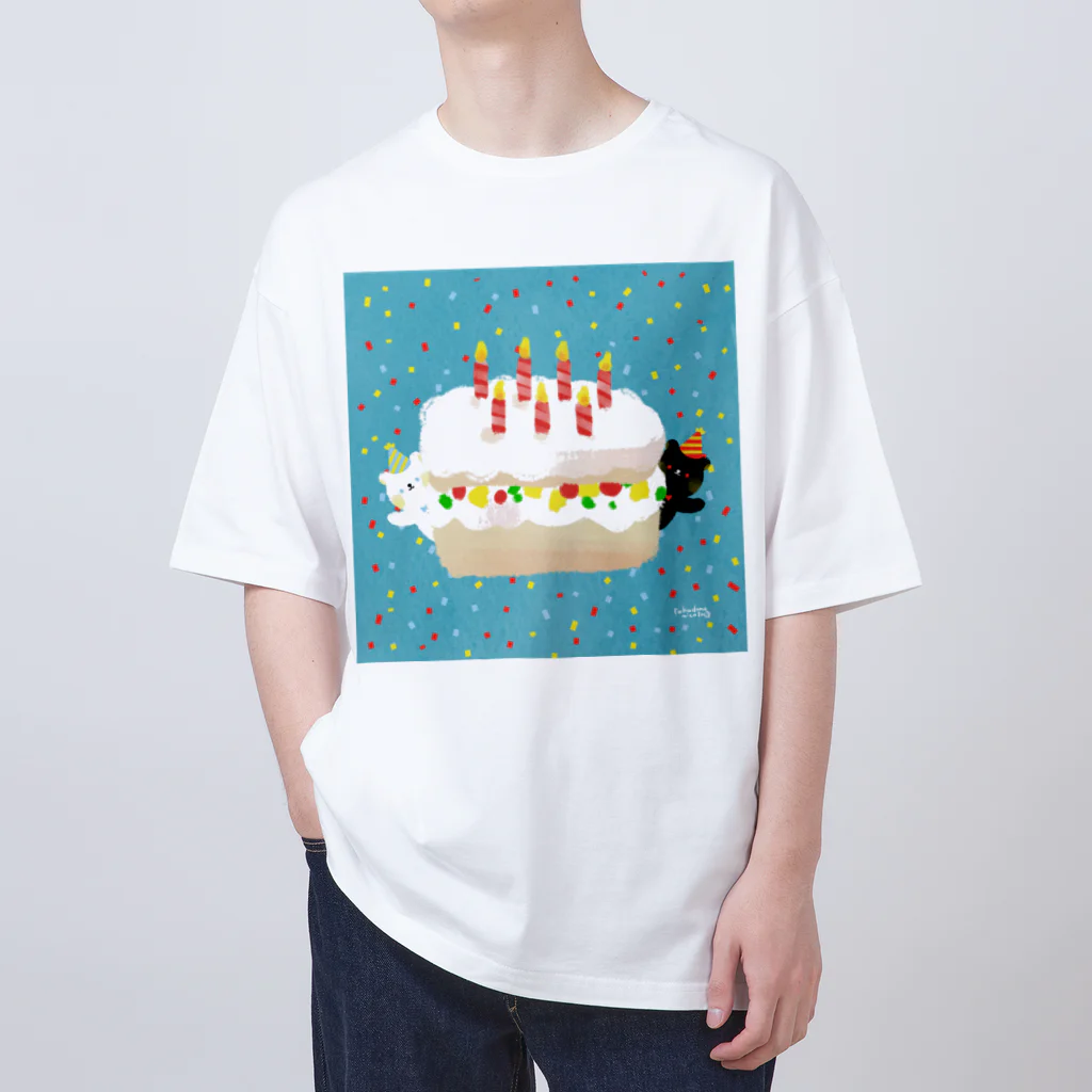 たかどのみこと🕊のケーキ！ オーバーサイズTシャツ