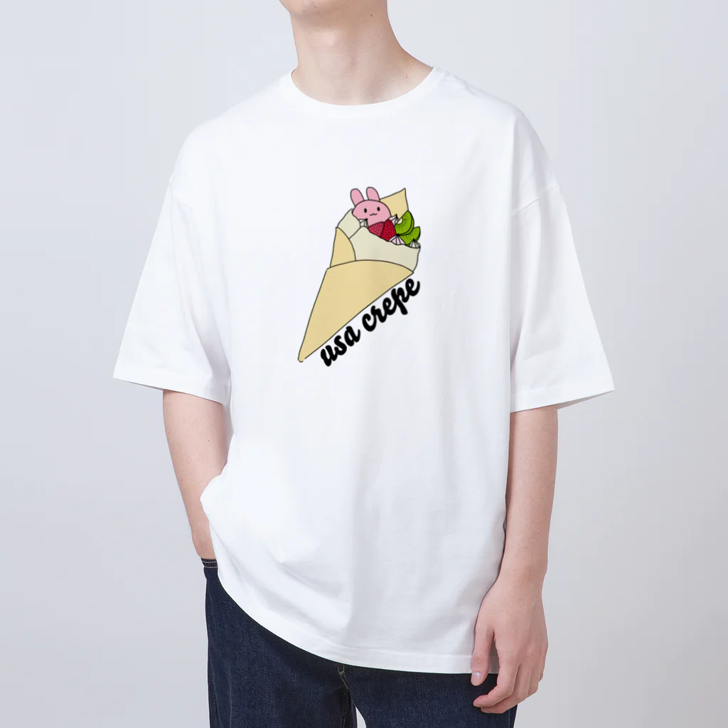 USAGI DESIGN -emi-のうさクレープ color Oversized T-Shirt