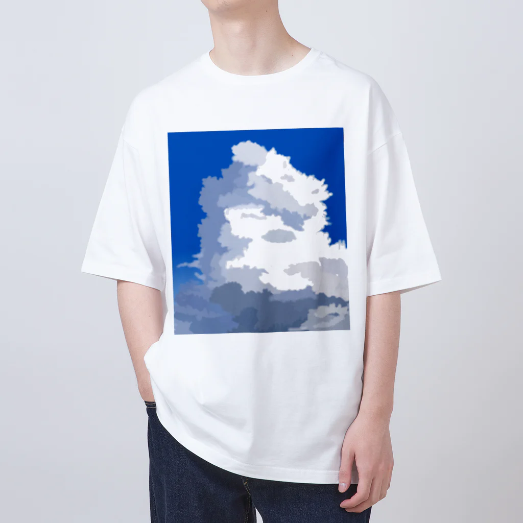 satoharuのもくもく積乱雲 オーバーサイズTシャツ