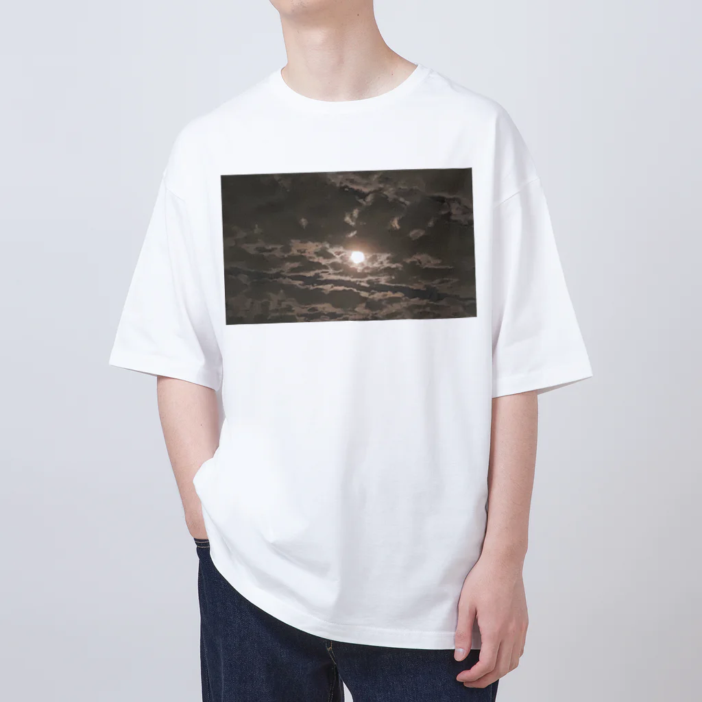 ame-kan-muriのいつも心に満月を Oversized T-Shirt