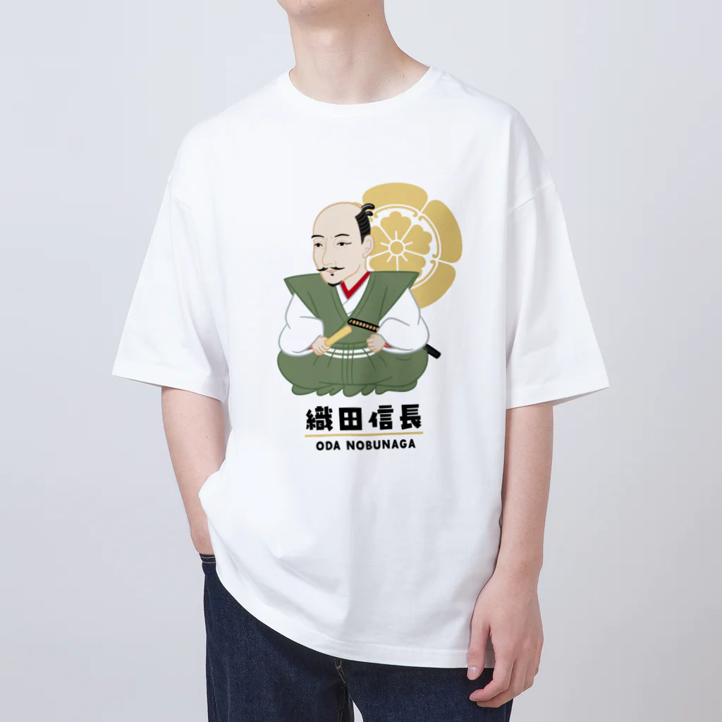 mincruの偉人シリーズ_戦国三英傑 〜織田信長〜 Oversized T-Shirt