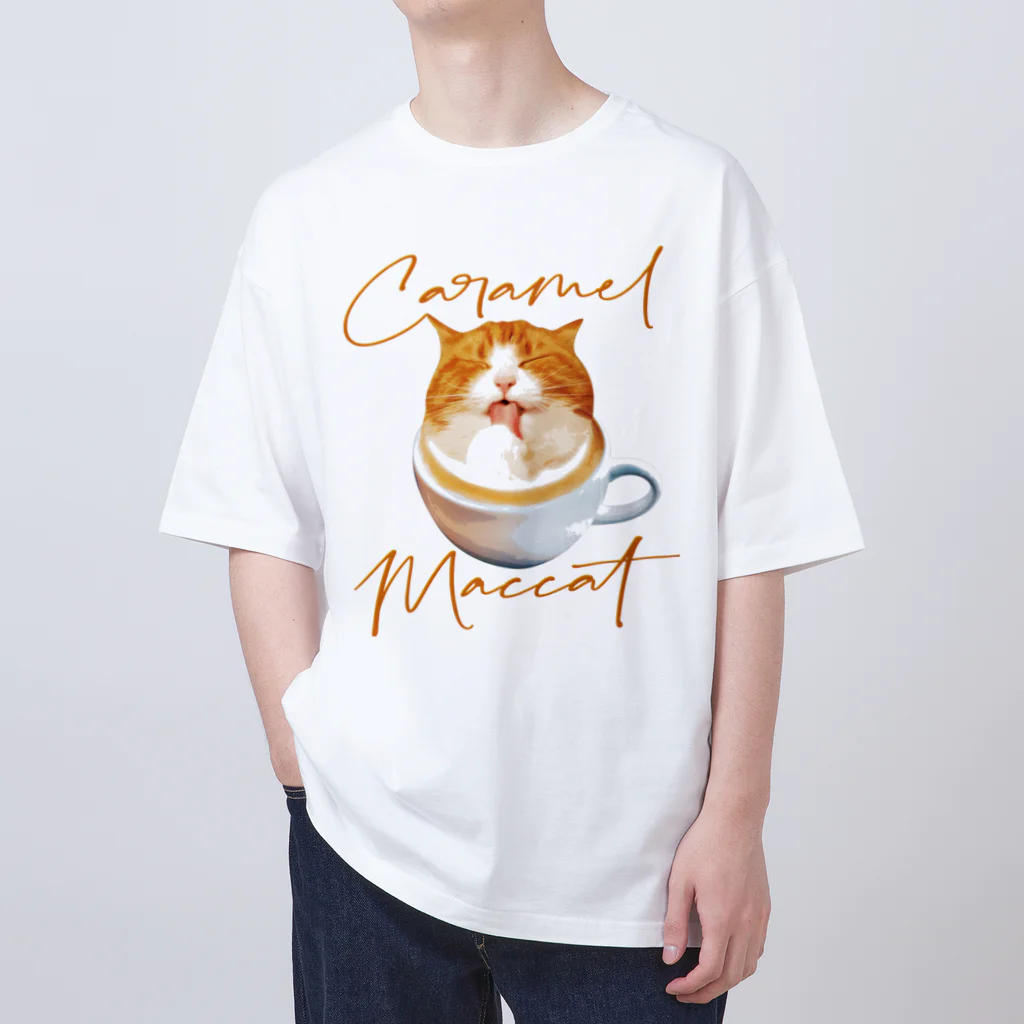 MessagEのキャラメルマッキャット オーバーサイズTシャツ