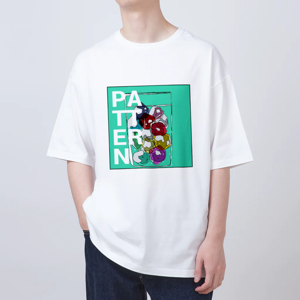 二木 こうた、🐭のPATTERN（表裏デザイン） Oversized T-Shirt